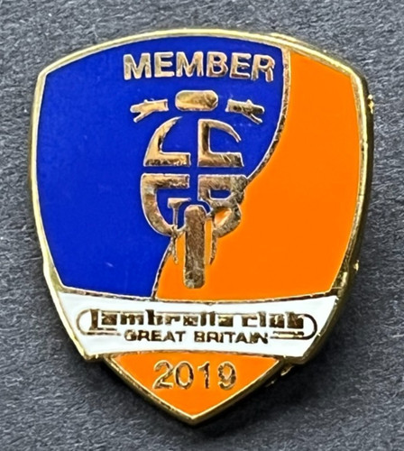 Motorcycle scooter pin badge - scooter,