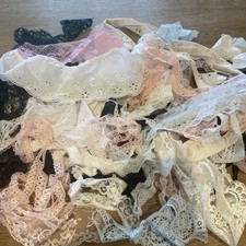 Bundle of Lace Trim Pieces Job