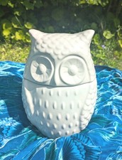 Large Ceramic Owl Cookie Jar