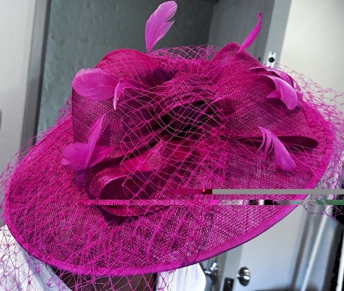 Nigel rayment pink wide - rayment, brim