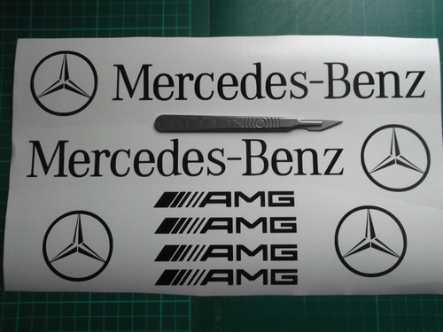 Mercedes logo set part - mercedes,