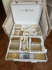 bestecke solingen cutlery gold