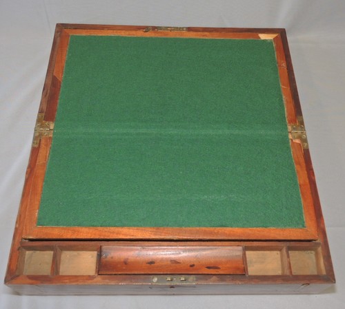 Antique wooden writing slope - wooden,