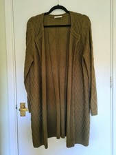 Ladies, Size 14 Open Cardigan. Tu by Sainsburys Green. In excellent condition. 