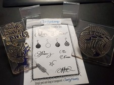 Clarity stamps 14 Christmas bauble Noel reindeer Barbara Grey spare handles