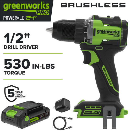 Pro 24v brushless - 24v, drill