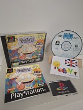 Rugrats search for reptar Sony Playstation 1 Game & Manual Clean Disc Tested