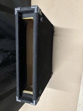 2U 19" Carpet Covered Wooden Rack Sleeve Enclosure Black DJ PA Amp Mixer used