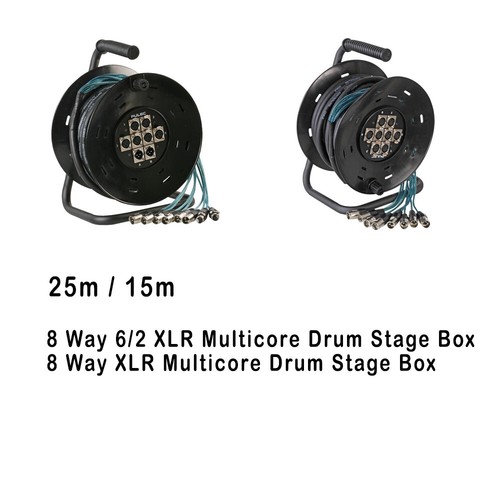 15m 25m way - xlr, multicore