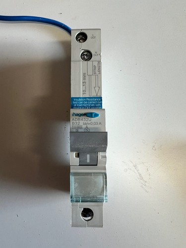 Hager adb432u rcbo 32amp - sp,