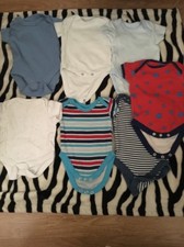 Newborn Baby Boys Bodysuits Tiny Baby Or Reborn Dolls Bundle X7