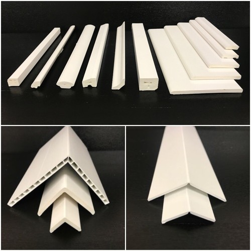 White plastic upvc window - white,