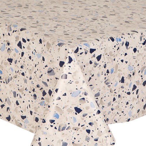 Pvc granite blue table - granite,
