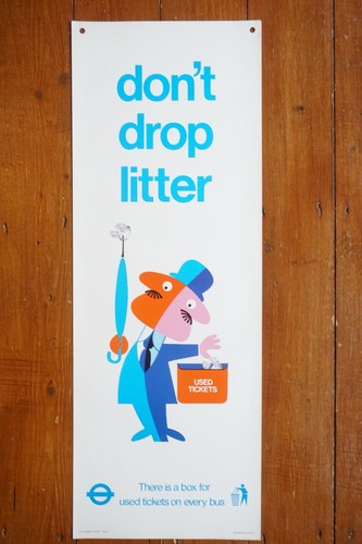 1977 dont drop litter london - 1977,