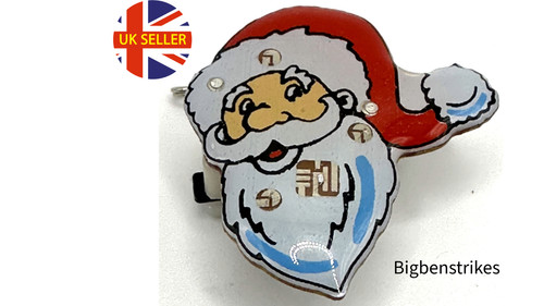 Led christmas flashing santa - led,
