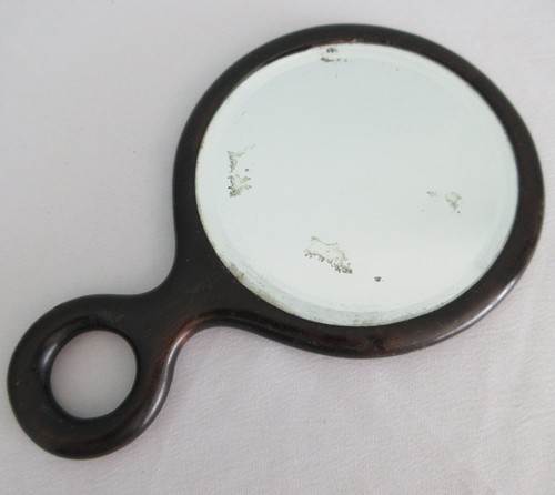 Antique victorian hand mirror - hand,