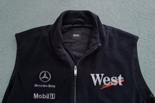 Official 1999 West McLaren Mercedes Hugo Boss F1 Team Issue Gilet Body Warmer