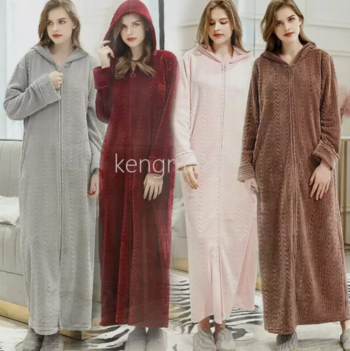 Ladies extra long hooded - long,
