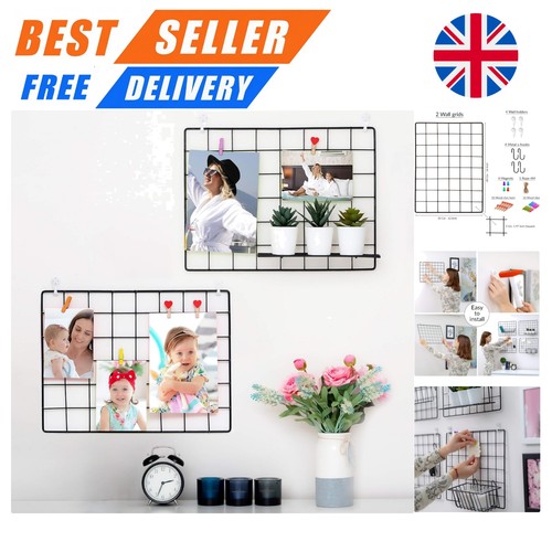 Versatile wire notice board - notice,
