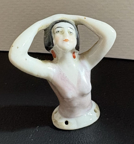 Hand painted ceramic woman - hand,