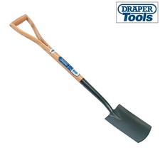 Draper Border Spade Gardeners Carbon Steel Garden  - Ash Handle 14305