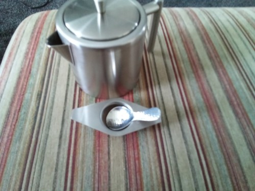 Stainless steel teapot - , with