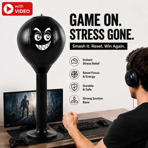 Desktop punching bag stress - punching,