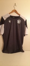 Motherwell Fc Mens Tshirt XLarge Training Top Grey White Black 2024/25