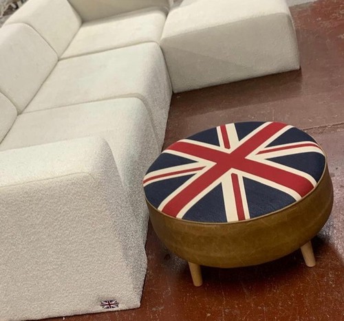 Round union jack foot - round,