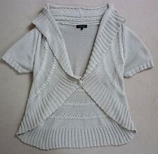 BEIGE BOLERO / SHRUG / CARDIGAN SIZE 18