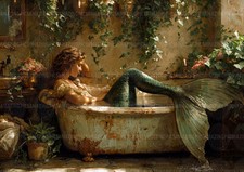 Mermaid Art Print Fantasy