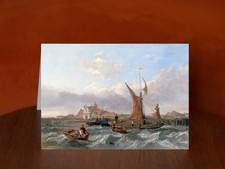 A Thames Barge running