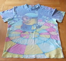 Despicable Me Minions T Shirt Size L Faded Print Look