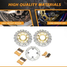 Front Rear Brake Discs Rotors