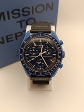 Omega X Swatch Moon Swatch Mission to Neptune Watch Genuine