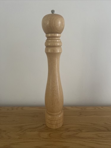 Vintage wooden salt - wooden, pepper