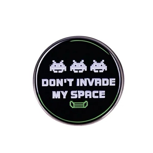 Don invade space enamel - invade,