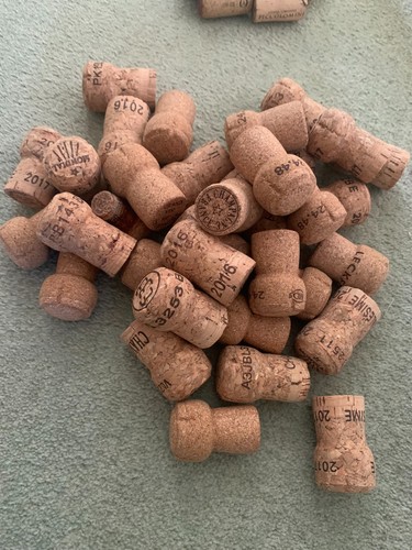 Used champagne corks