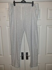M&S Straight Leg Jogging Bottoms in Ecru – Size 4XL Long