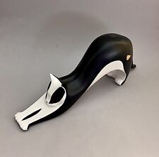 Mid Century Modernist Royal Dux Bohemian Koruka Large Stretching Cat Black 24501