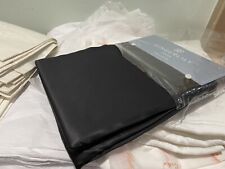 Gingerlily NWT 1pc F/Q Duvet Cover 100% Silk Black 86”x88” New