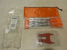 Cataumet Chainsaw Guide File Set Stump Vice Field Bag File sizes 5/32 3/16 7/32