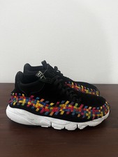 Nike Air Footscape Woven Chukka Premium QS Rainbow Black US 10.5 525250-001 2012