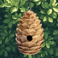 Handmade Wooden Carved Acorn /