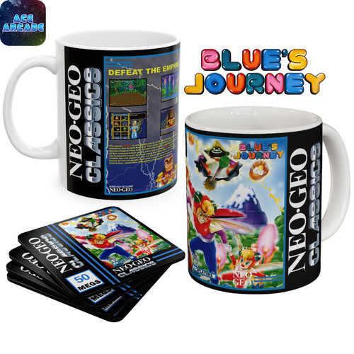 Blue journey gaming mug - blue's, journey,