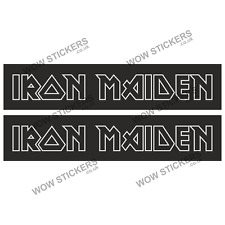 2 x Iron Maiden stickers