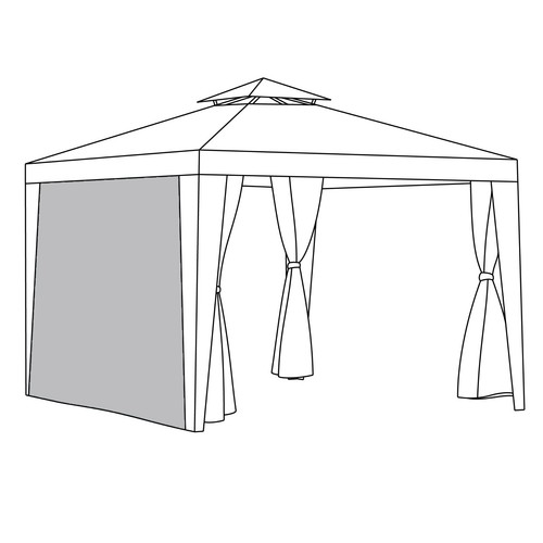 Grey replacement gazebo - replacement,