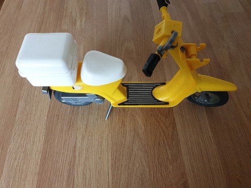 Vintage sindy yellow scooter - vintage,