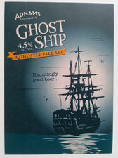 Adnams ghost ship postcard - adnams,