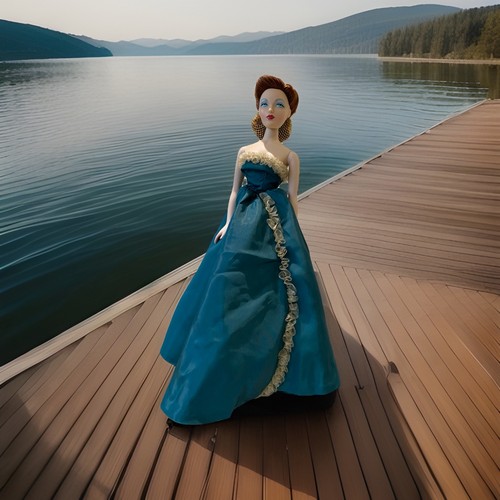 Gene marshall dressed doll - ,